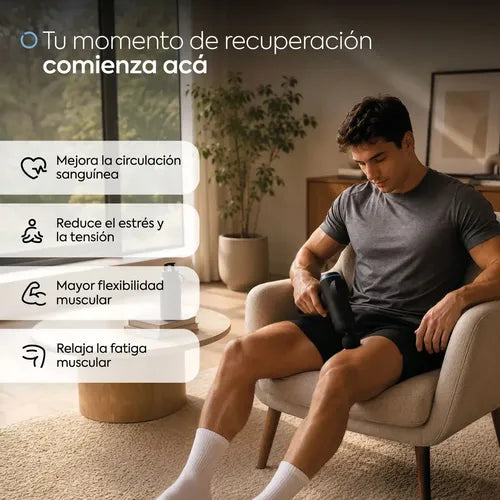 MASAJEADOR MUSCULAR RECARGABLE GUN